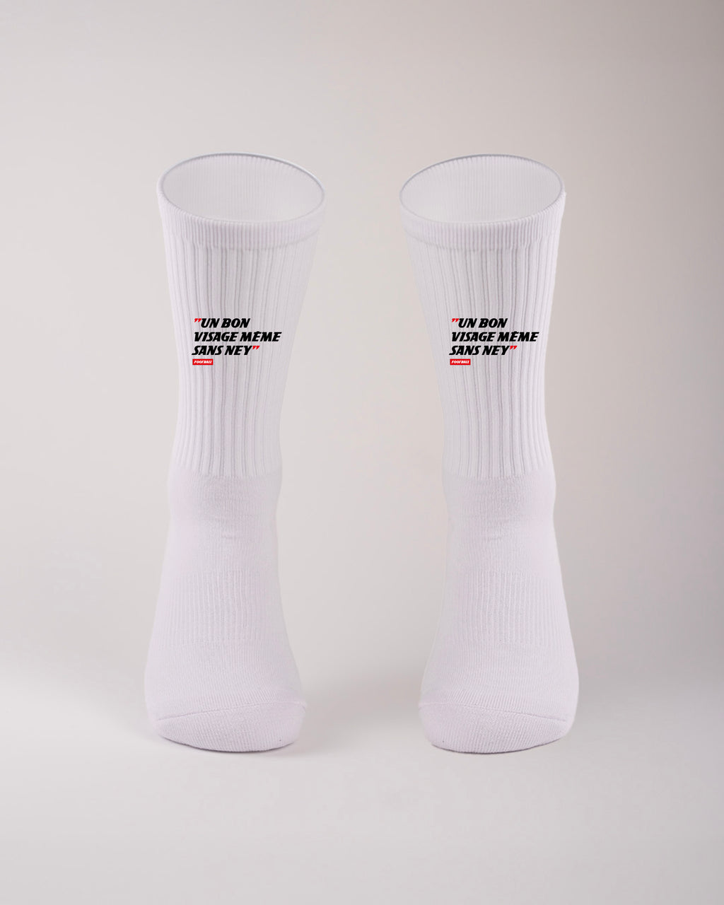 Chaussettes Un bon visage même sans Ney - L'Equipe x Foot Dimanche