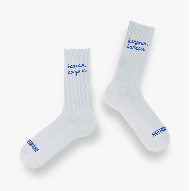 Chaussettes bonsoir, bonjour - Foot Dimanche x Cazarre