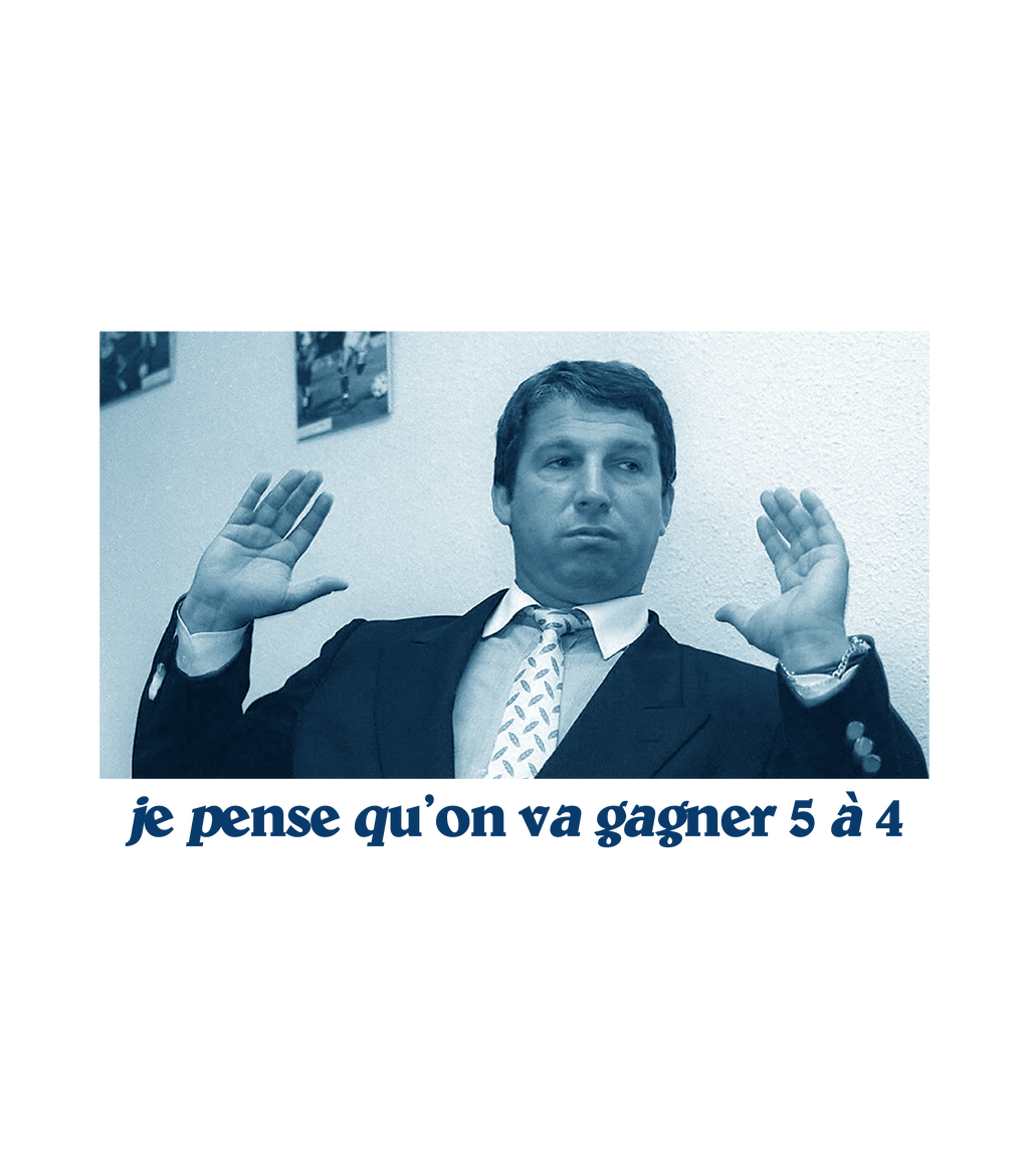 Tee Shirt on va gagner 5 à 4 - Coach Courbis