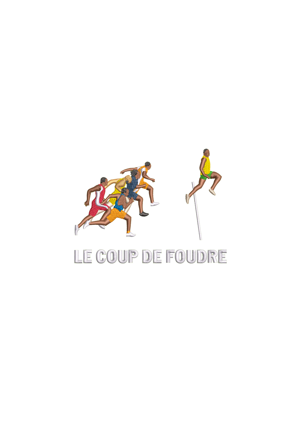 Tee Shirt Le coup de foudre brodé - L'Equipe x Foot Dimanche