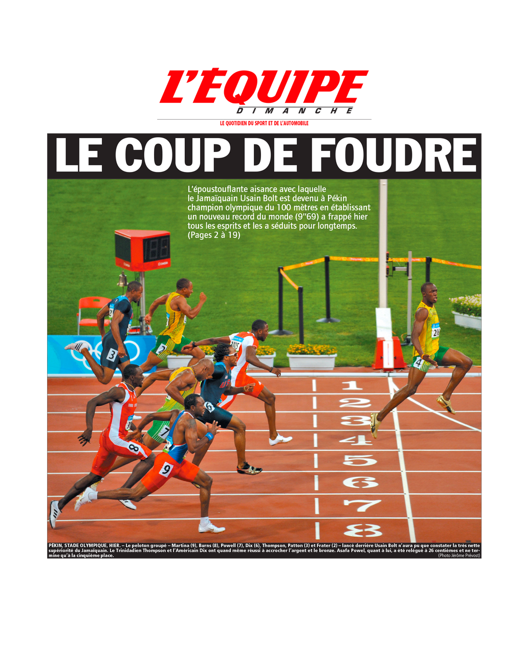 Tee Shirt Le coup de foudre - L'Equipe x Foot Dimanche - SOLDES