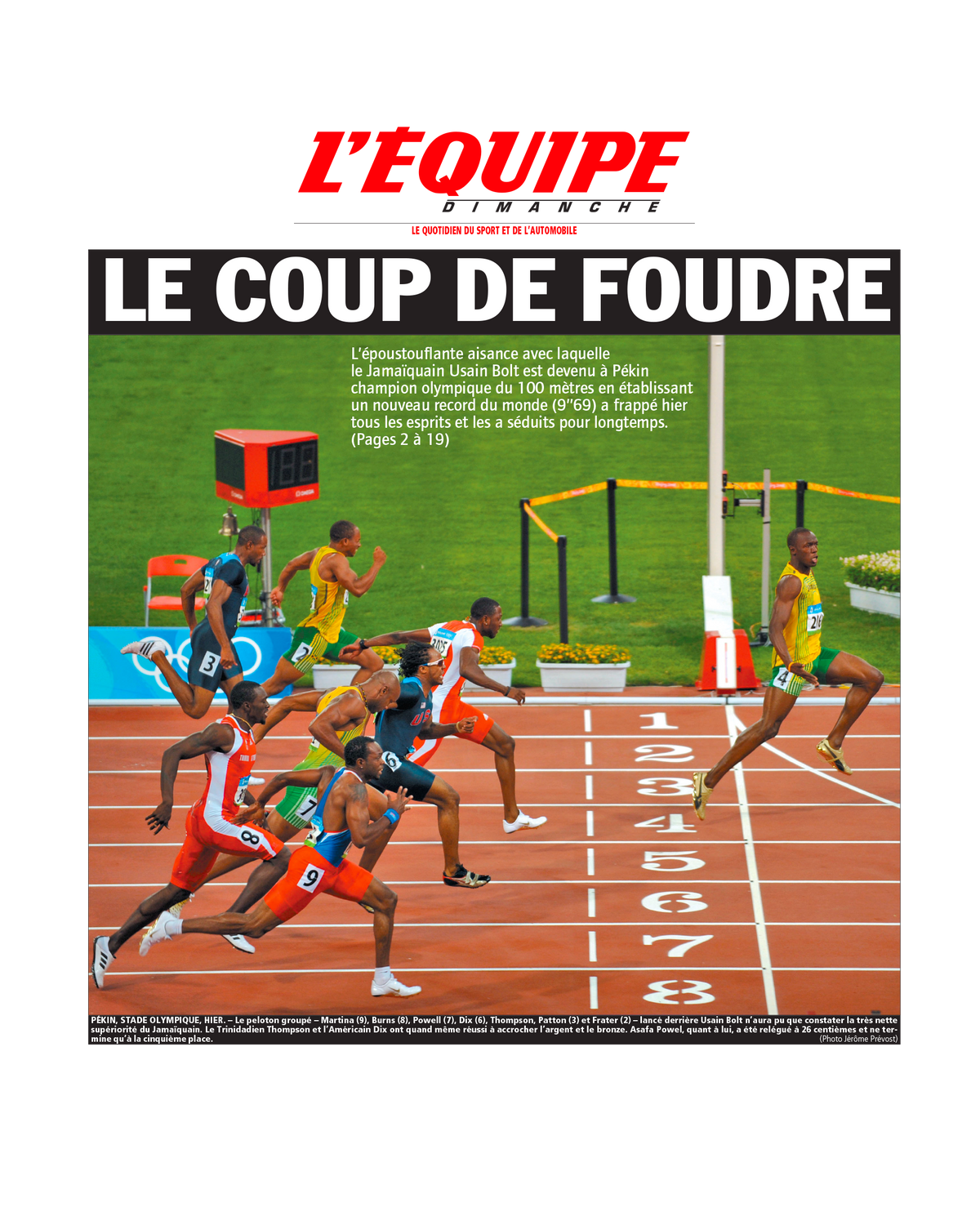 Tee Shirt Le coup de foudre - L'Equipe x Foot Dimanche