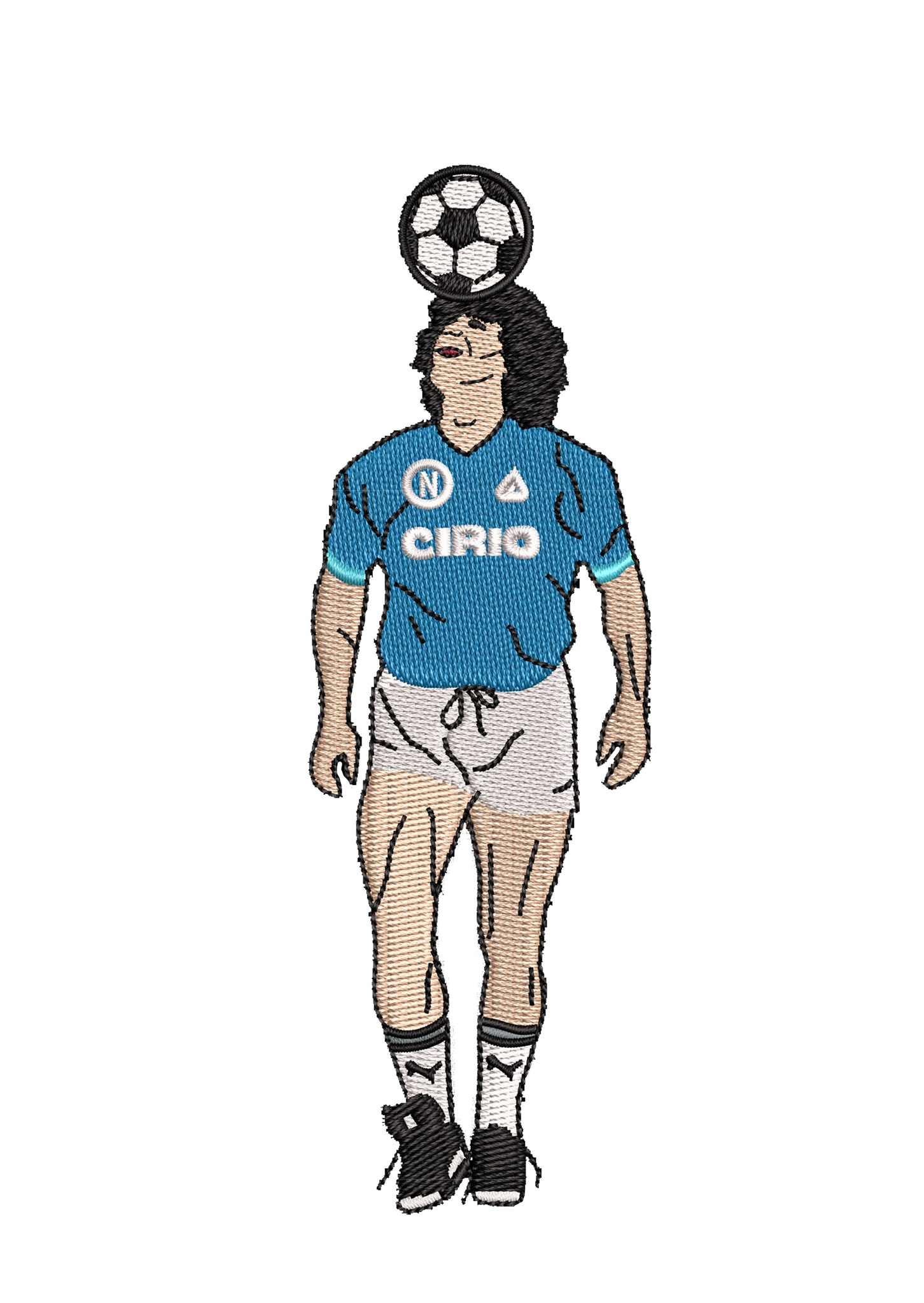 Tee Shirt Diego MARADONA -  Foot Dimanche