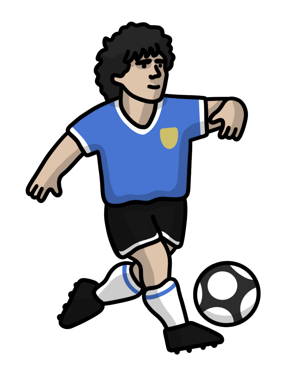 Pack 5 Chaussettes Argentine - Foot Dimanche x Clément Striano