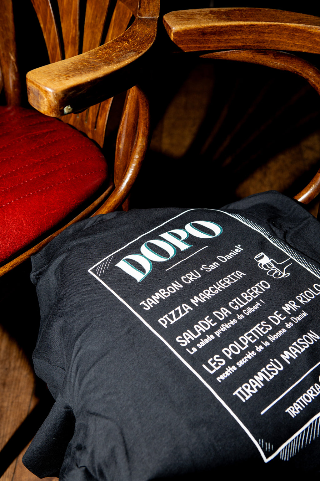 Tee Shirt Dopo Menu - Dopo x Foot Dimanche