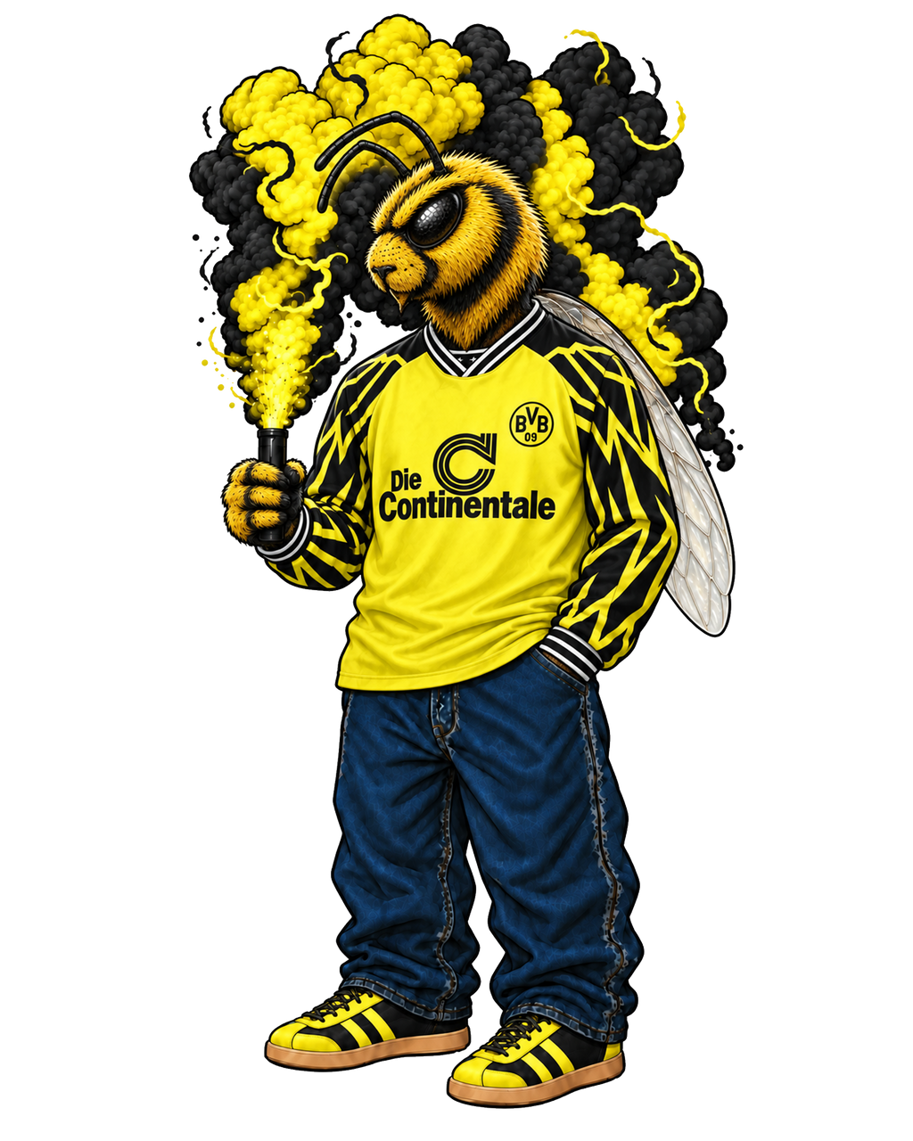 Tee-shirt Abeille Dortmund – BVB Vintage