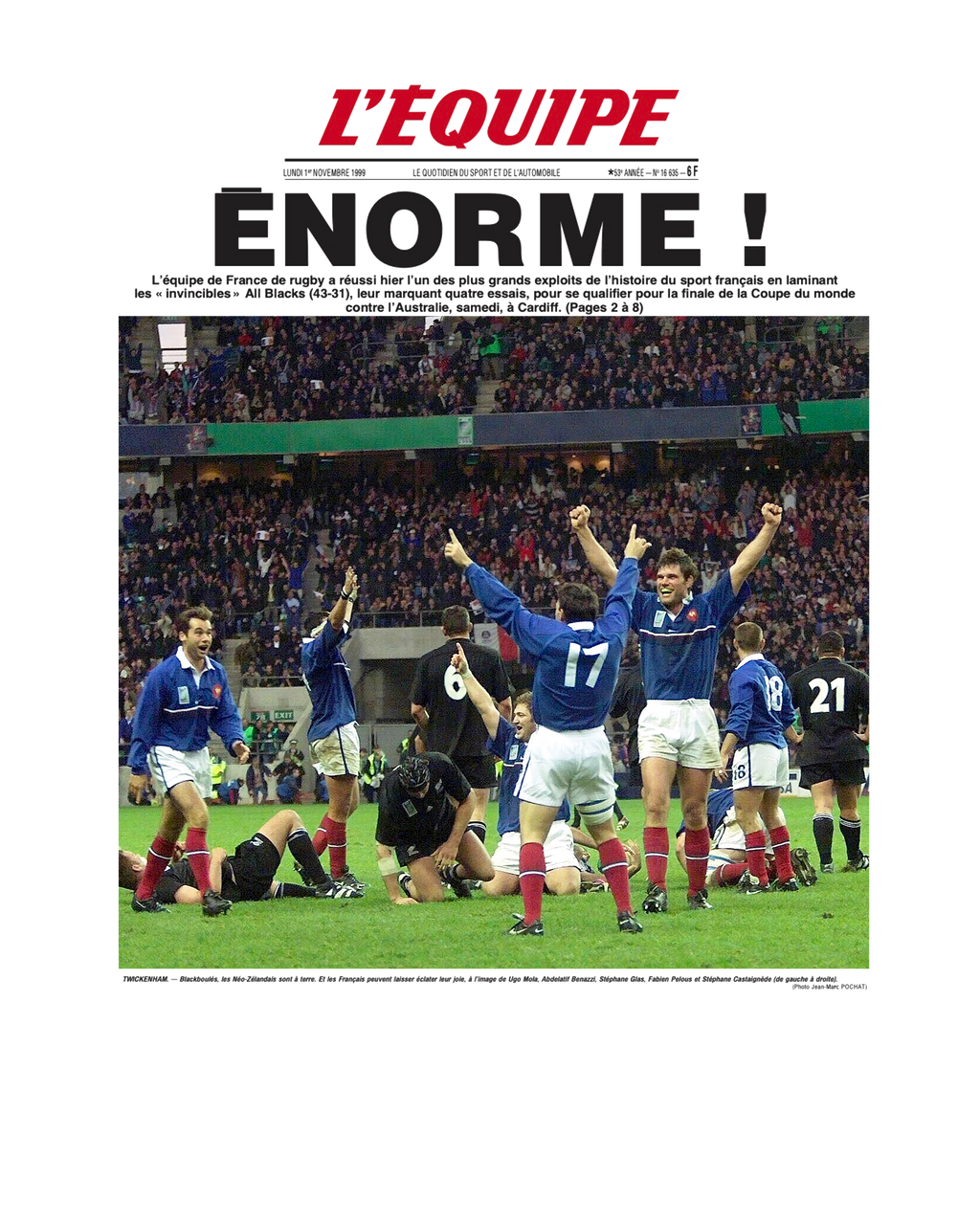 Tee Shirt Enorme ! - L'Equipe x Foot Dimanche