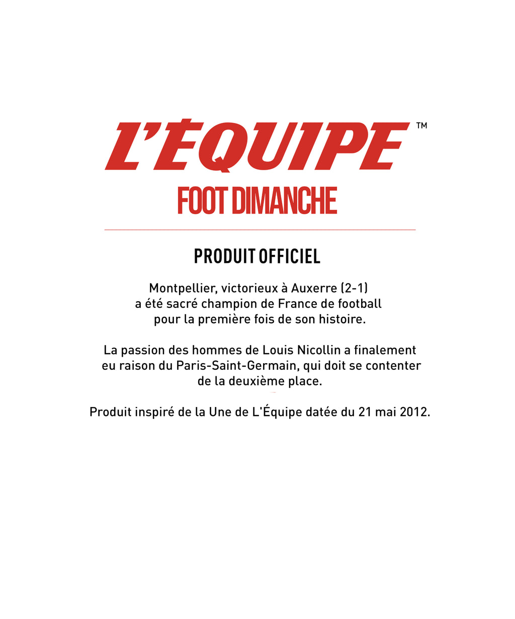 Tee Shirt A la folie ! - L'Equipe x Foot Dimanche