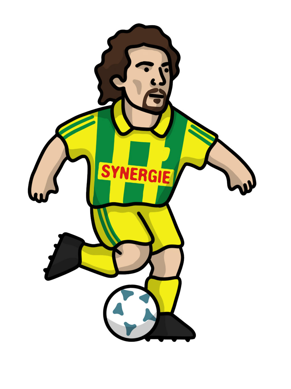 Chaussettes Nestor Fabbri - Foot Dimanche x Clément Striano
