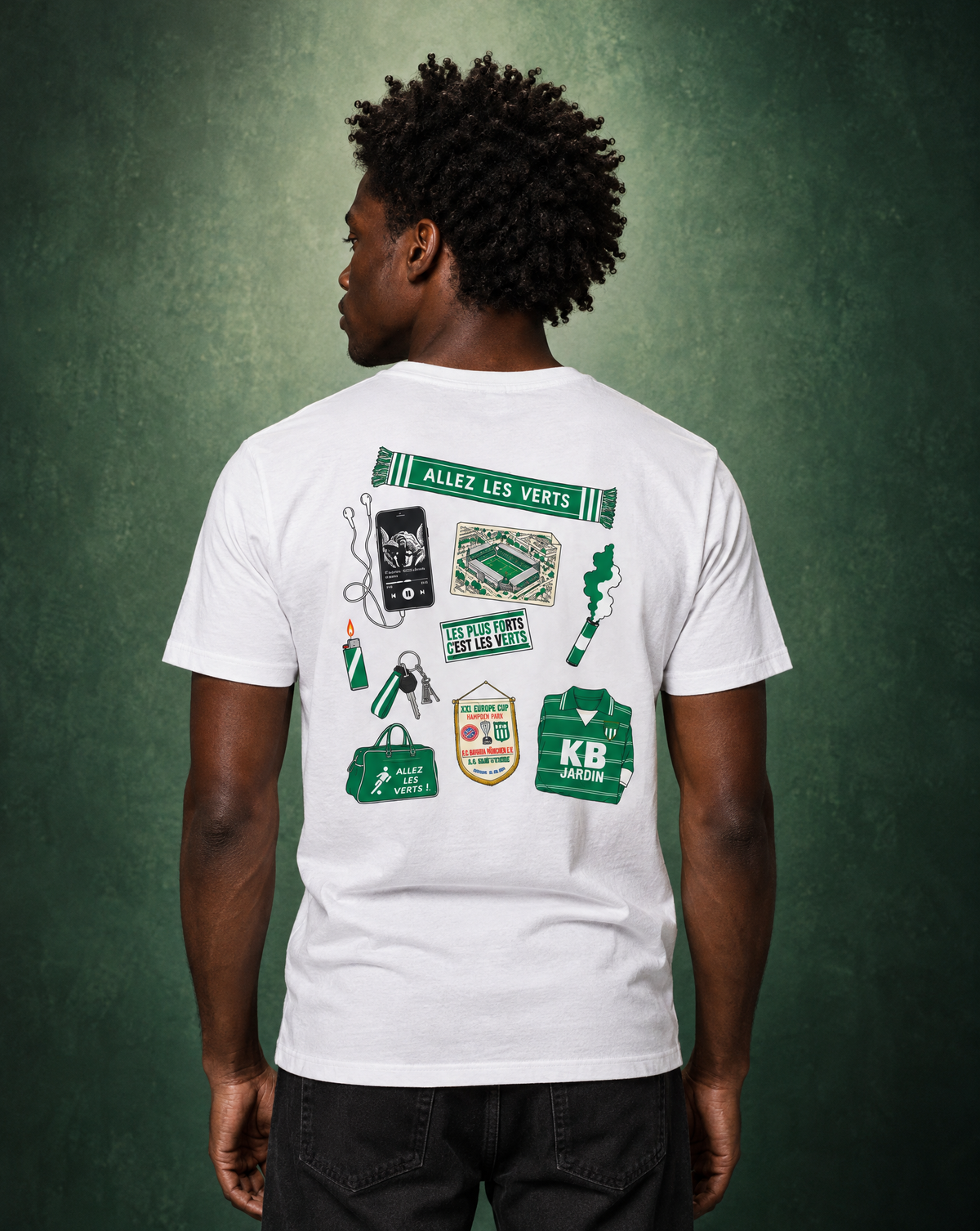 Tee Shirt Kit Supporter Saint-Étienne
