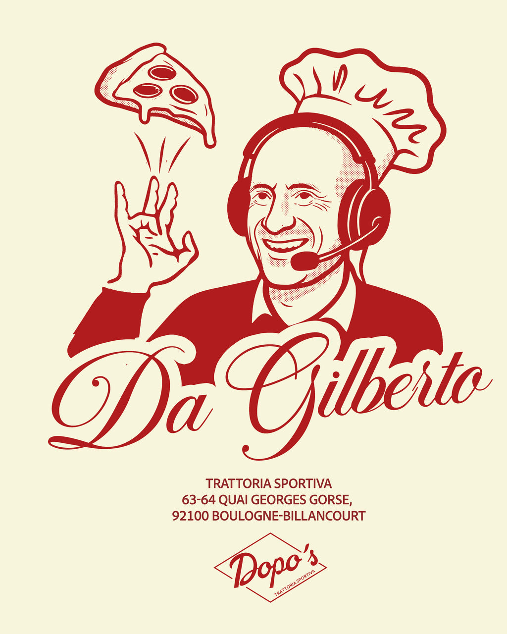 Tee Shirt  Da Gilberto - Dopo x Foot Dimanche
