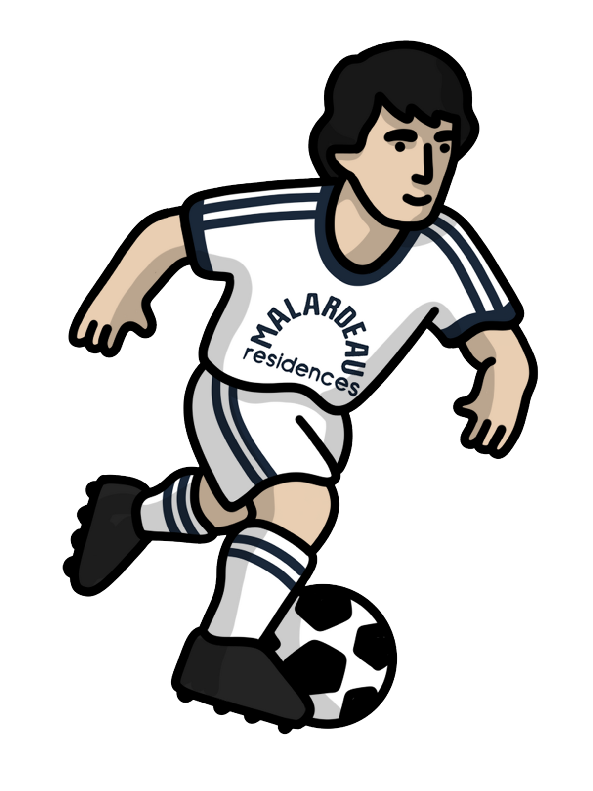 Pack 5 Chaussettes Bordeaux - Foot Dimanche x Clément Striano