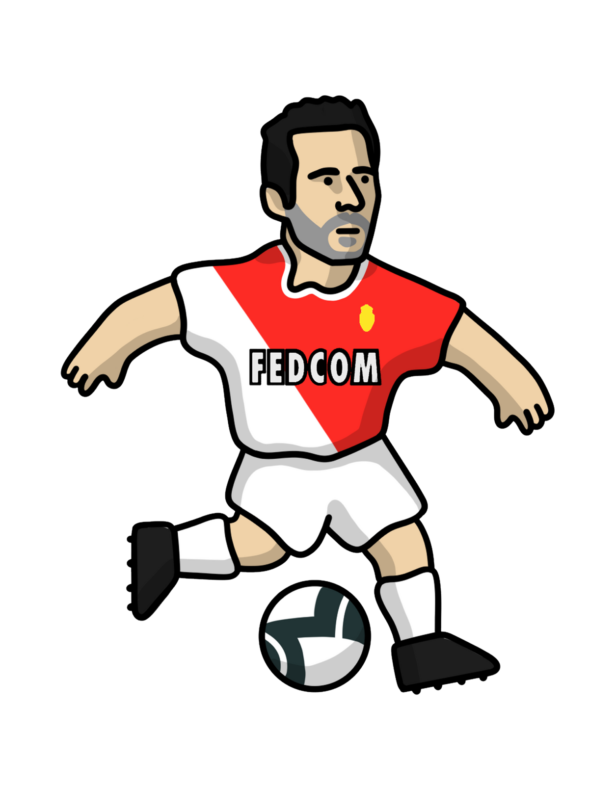 Chaussettes Giuly - Foot Dimanche x Clément Striano