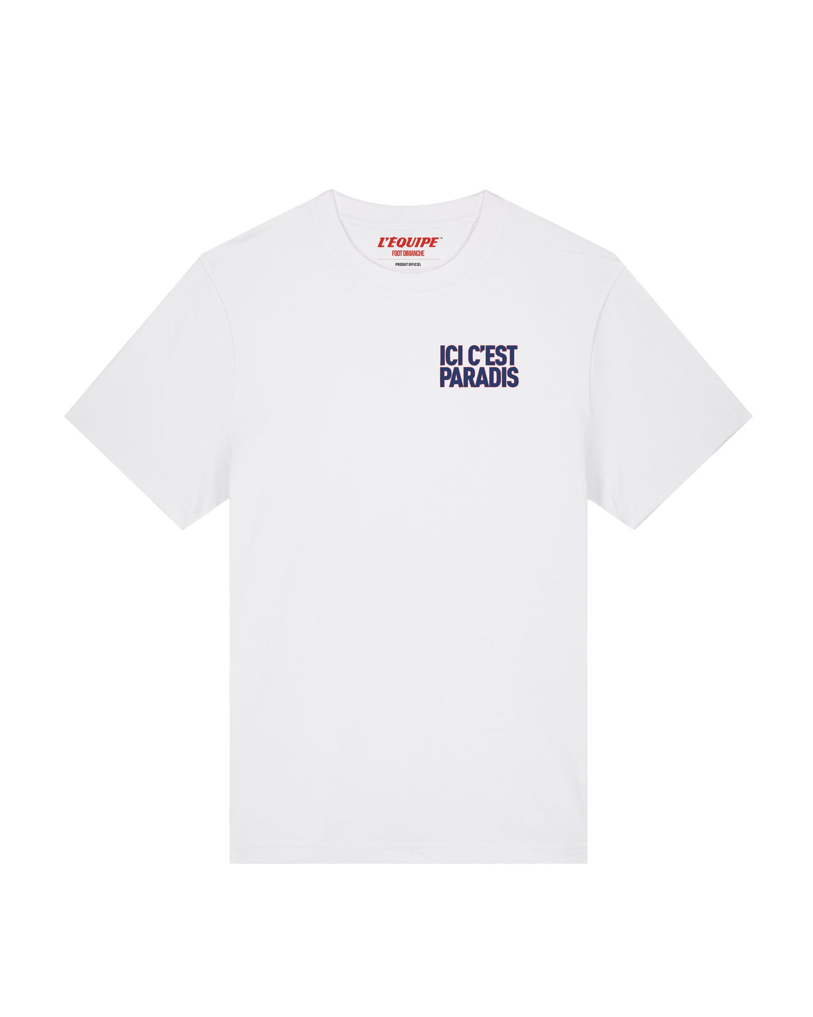 Tee Shirt Ici c'est Paradis PSG - L'Equipe x Foot Dimanche