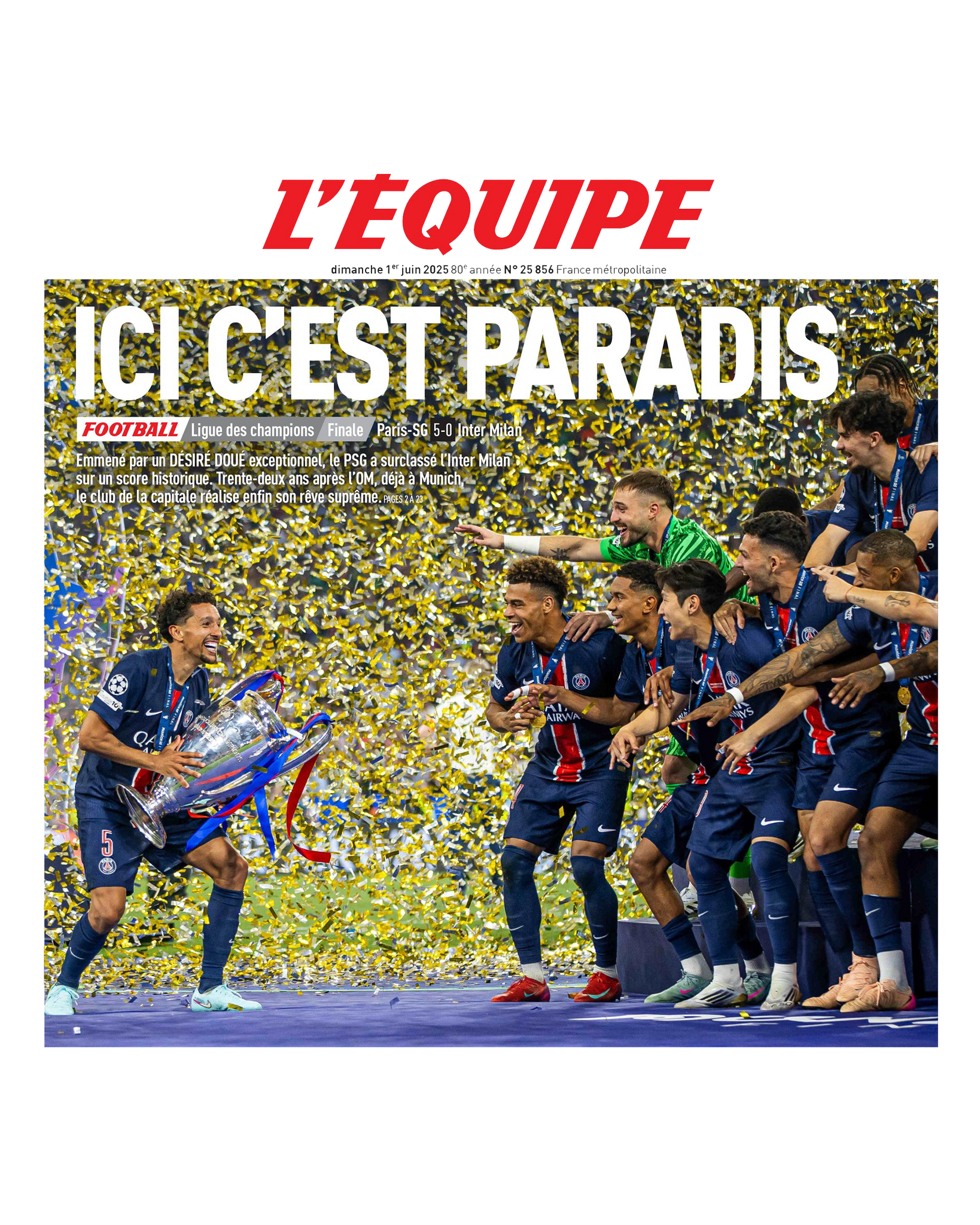 Ici c'est Paradis PSG - L'Equipe x Foot Dimanche