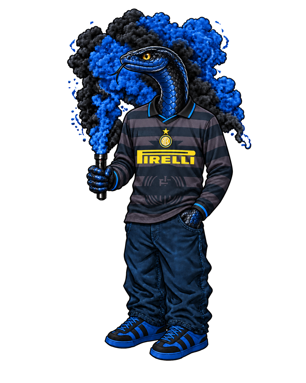 Sweat Capuche Serpent Inter – Il Biscione Vintage