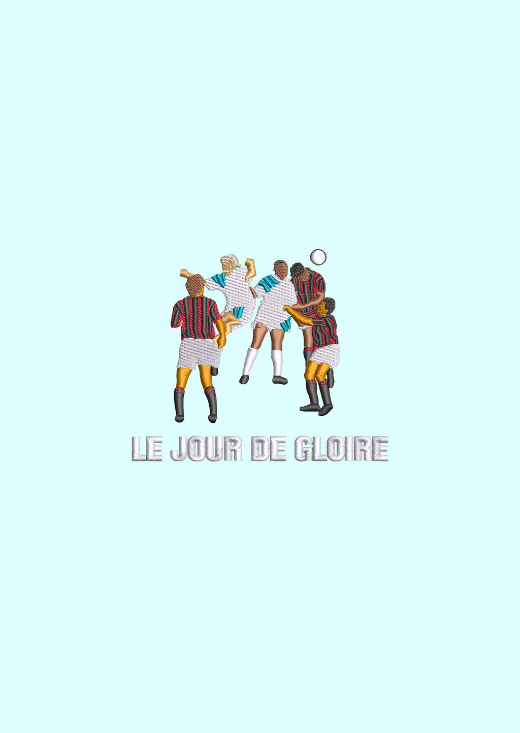 Tee Shirt Le jour de gloire brodé - L'Equipe x Foot Dimanche