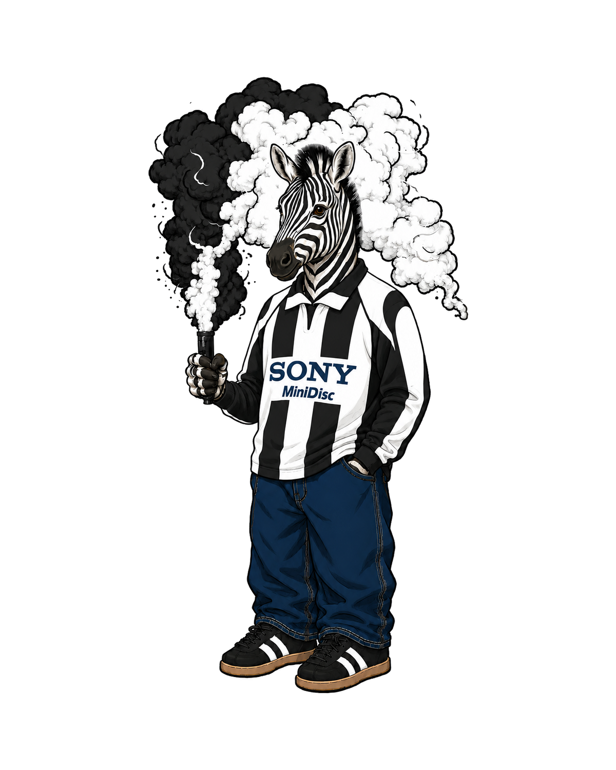 Tee-shirt Juventus Zèbre – Turin Vintage