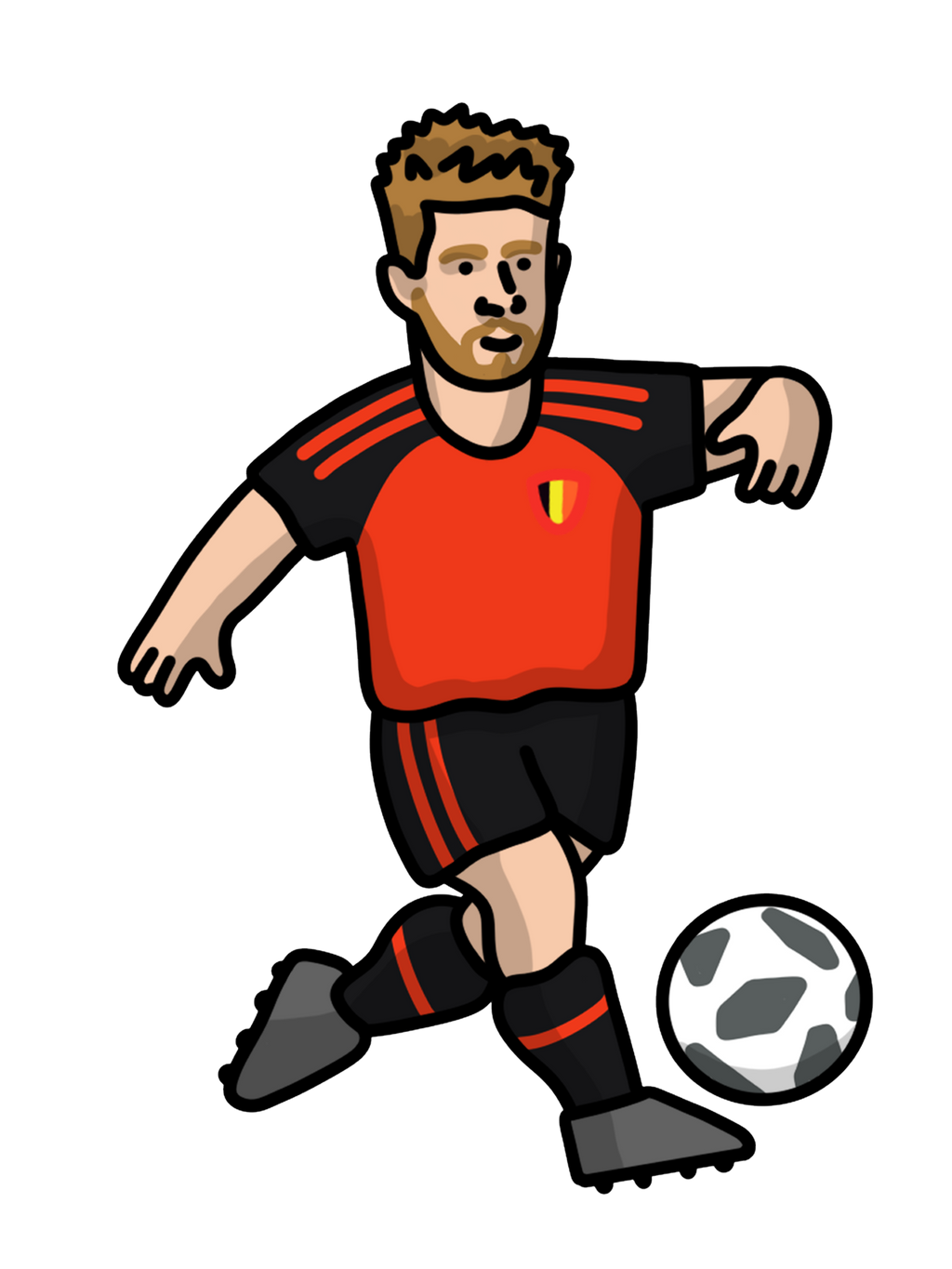 Pack 5 Chaussettes Belgique - Foot Dimanche x Clément Striano