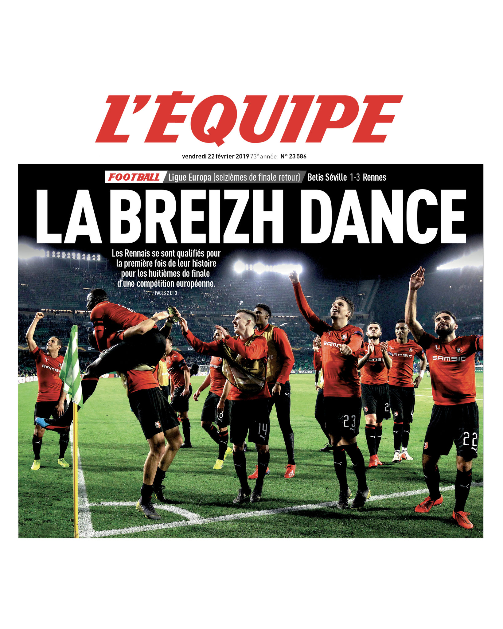 Tee Shirt La Breizh Dance Rennes - L'Equipe x Foot Dimanche