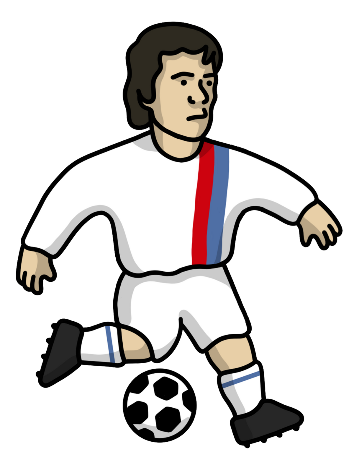 Chaussettes Lacombe - Foot Dimanche x Clément Striano