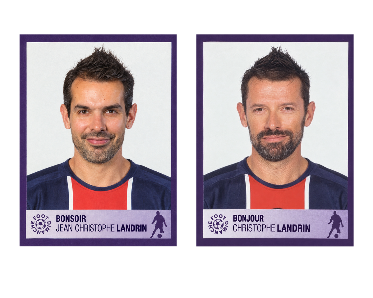 Tee Shirt Christophe Landrin - Cazarre x Foot Dimanche
