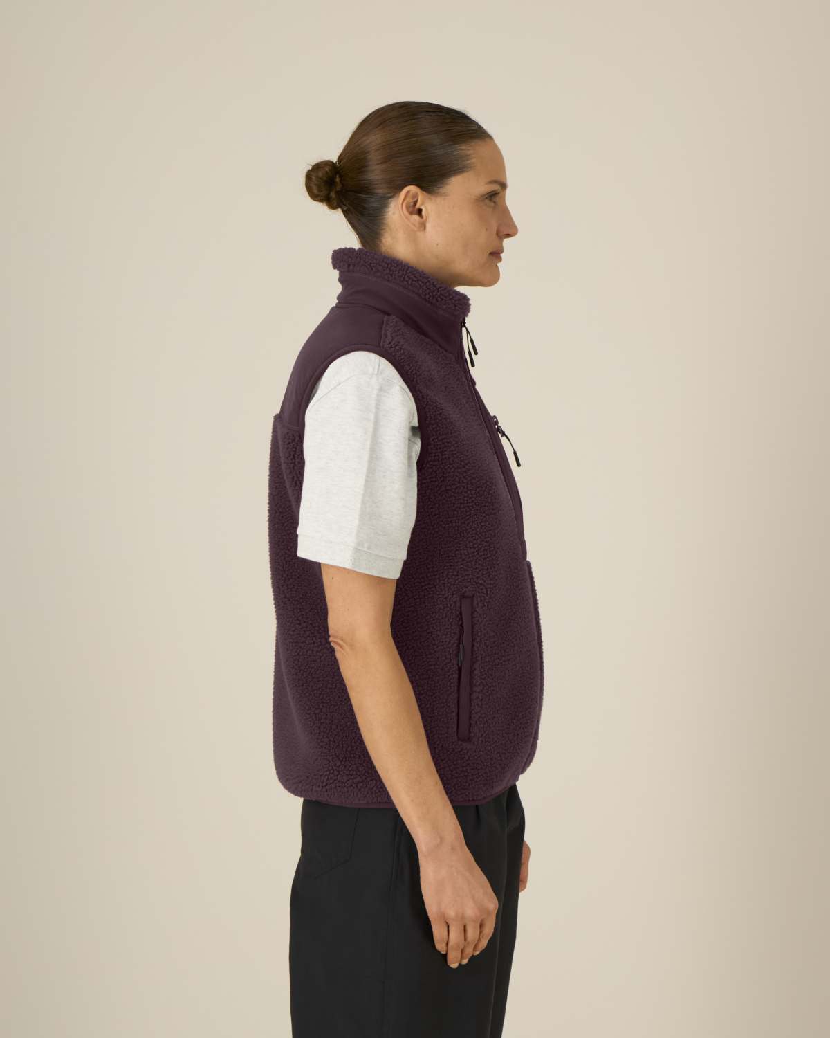 Veste Polaire sans manche Foot Dimanche brodée