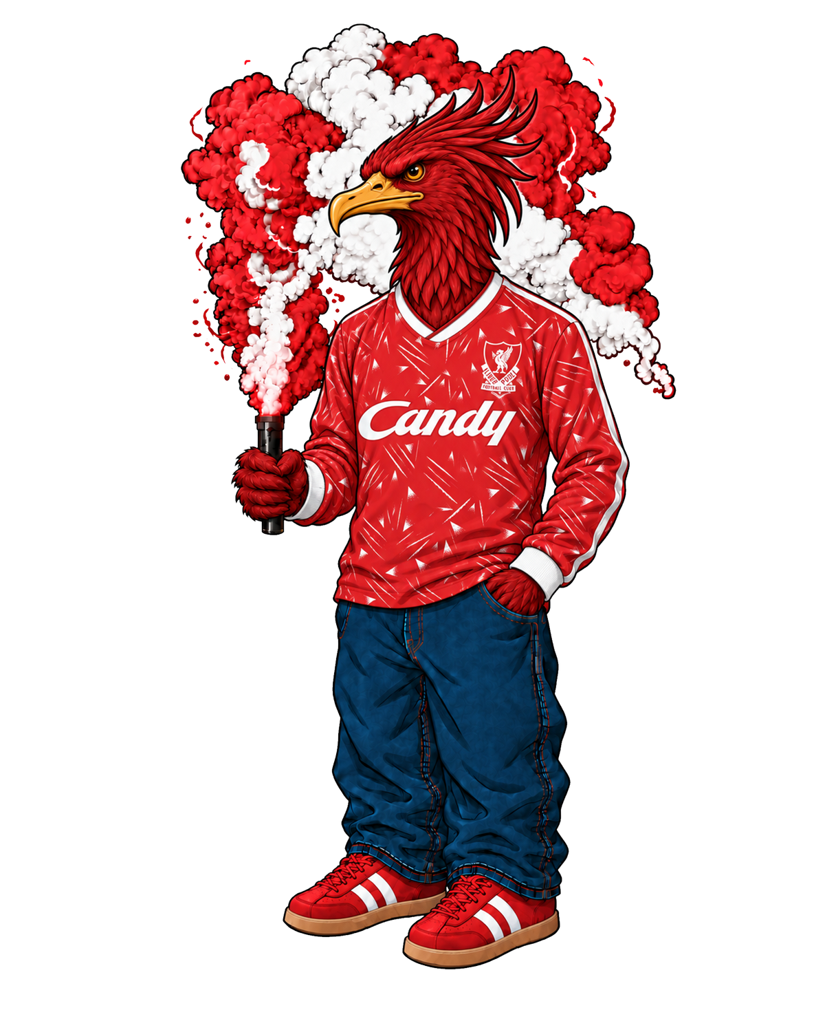 Tee-shirt Liver Bird Liverpool – LFC Vintage