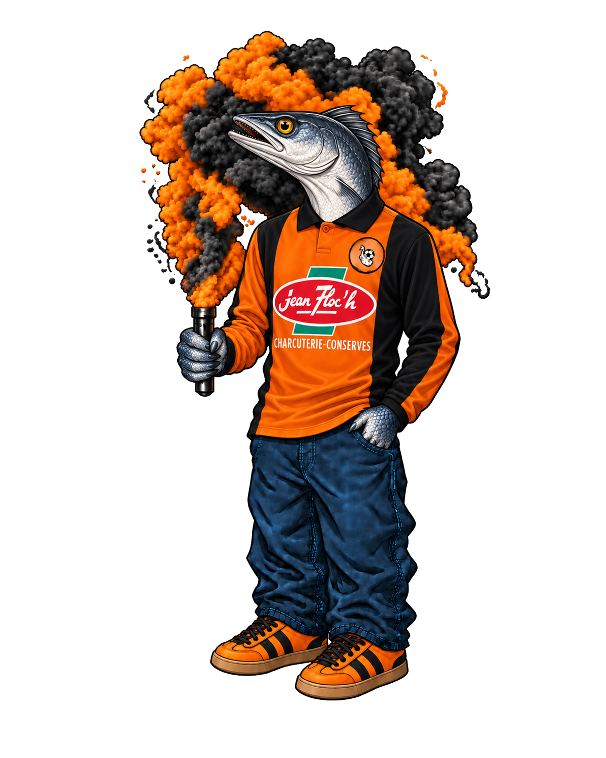 Tee-shirt Merlu Lorient Vintage