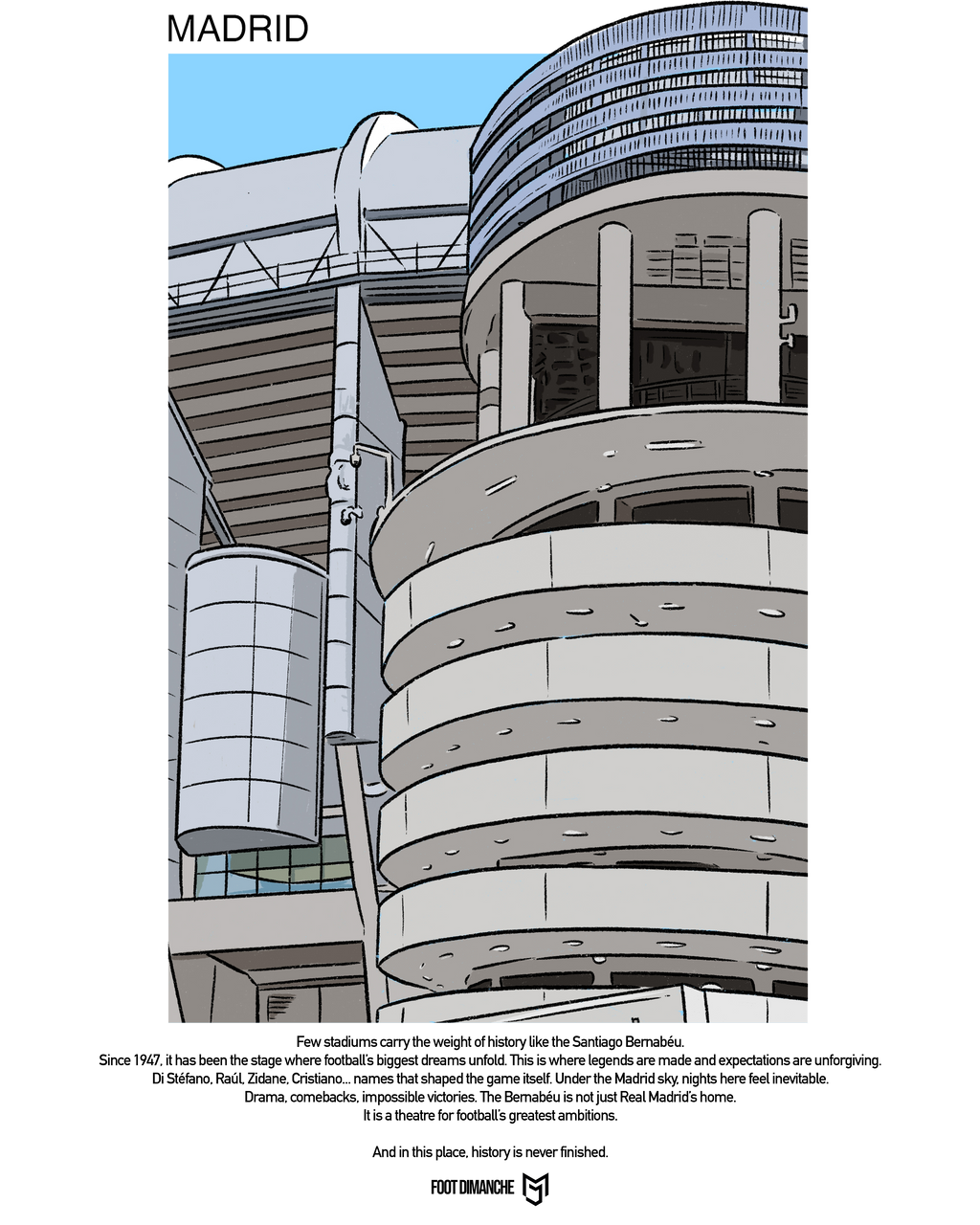 Sweat Madrid - Foot Dimanche x Mark Johnson