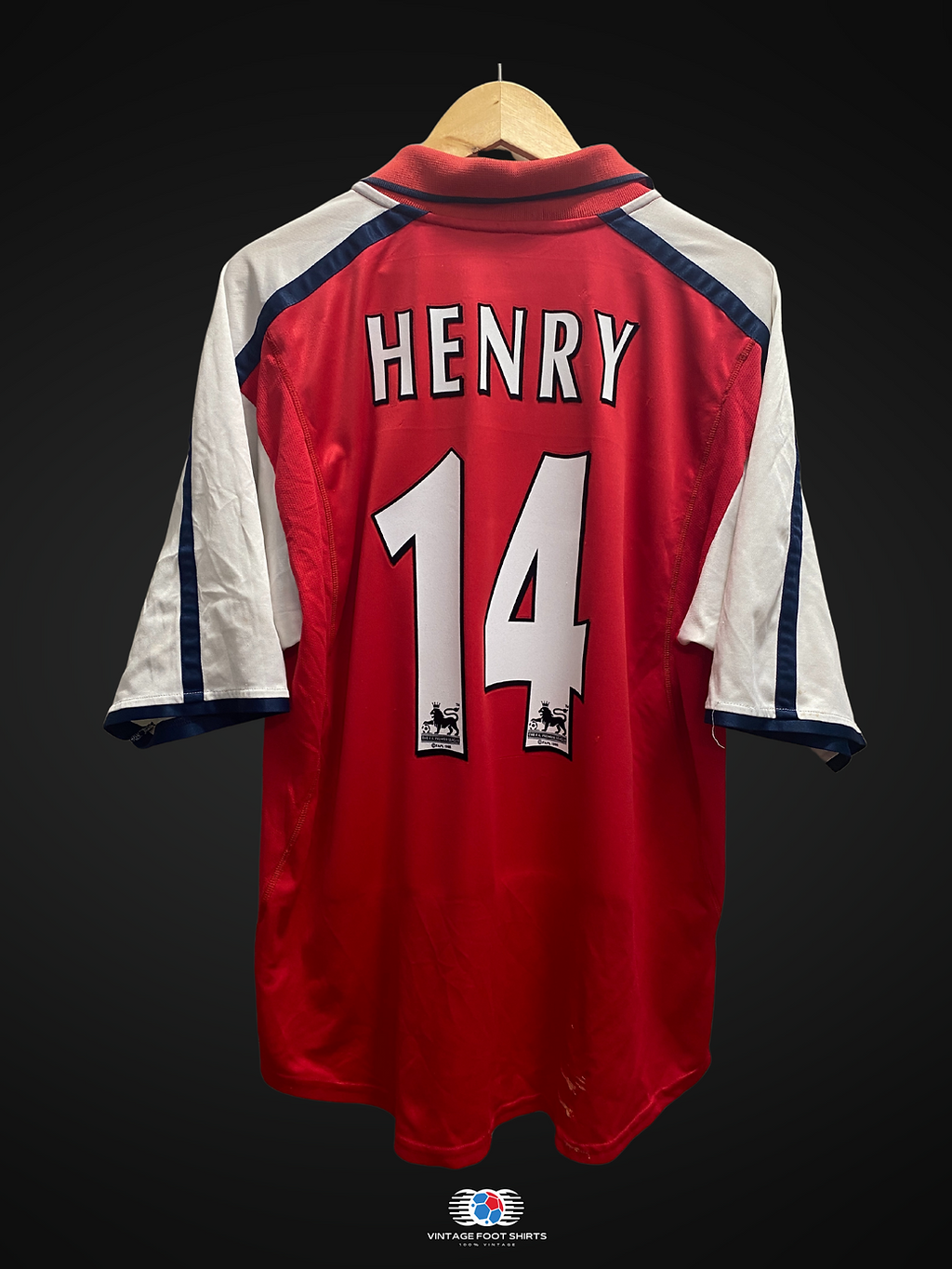 Maillot Henry Arsenal 00/01 - Foot Dimanche