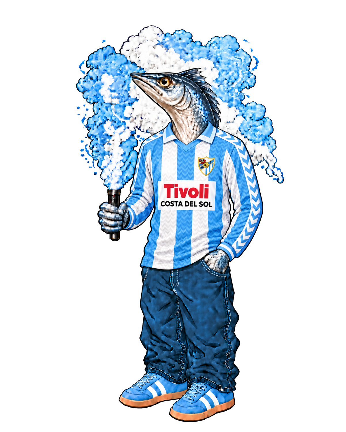 Tee-shirt Boquerón Málaga – Los Boquerones Vintage