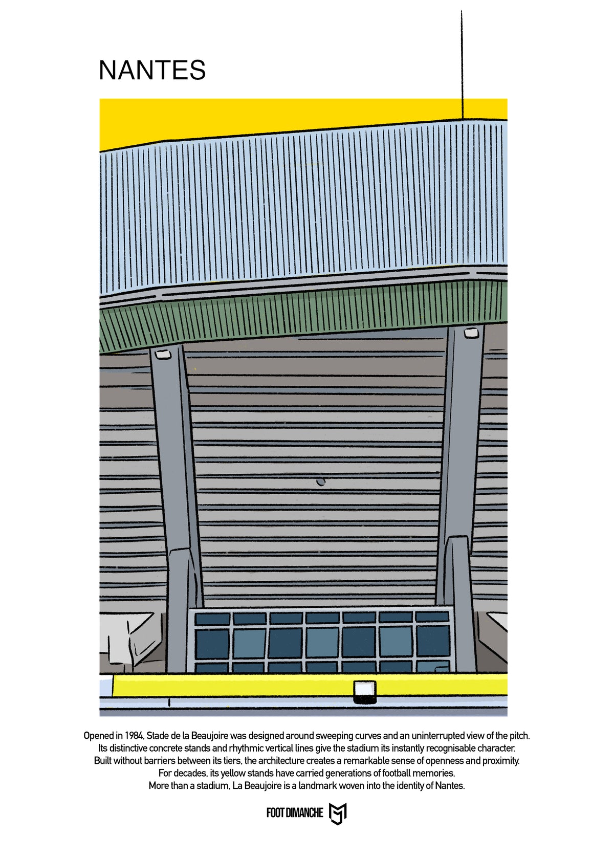 Sweat Nantes - Foot Dimanche x Mark Johnson