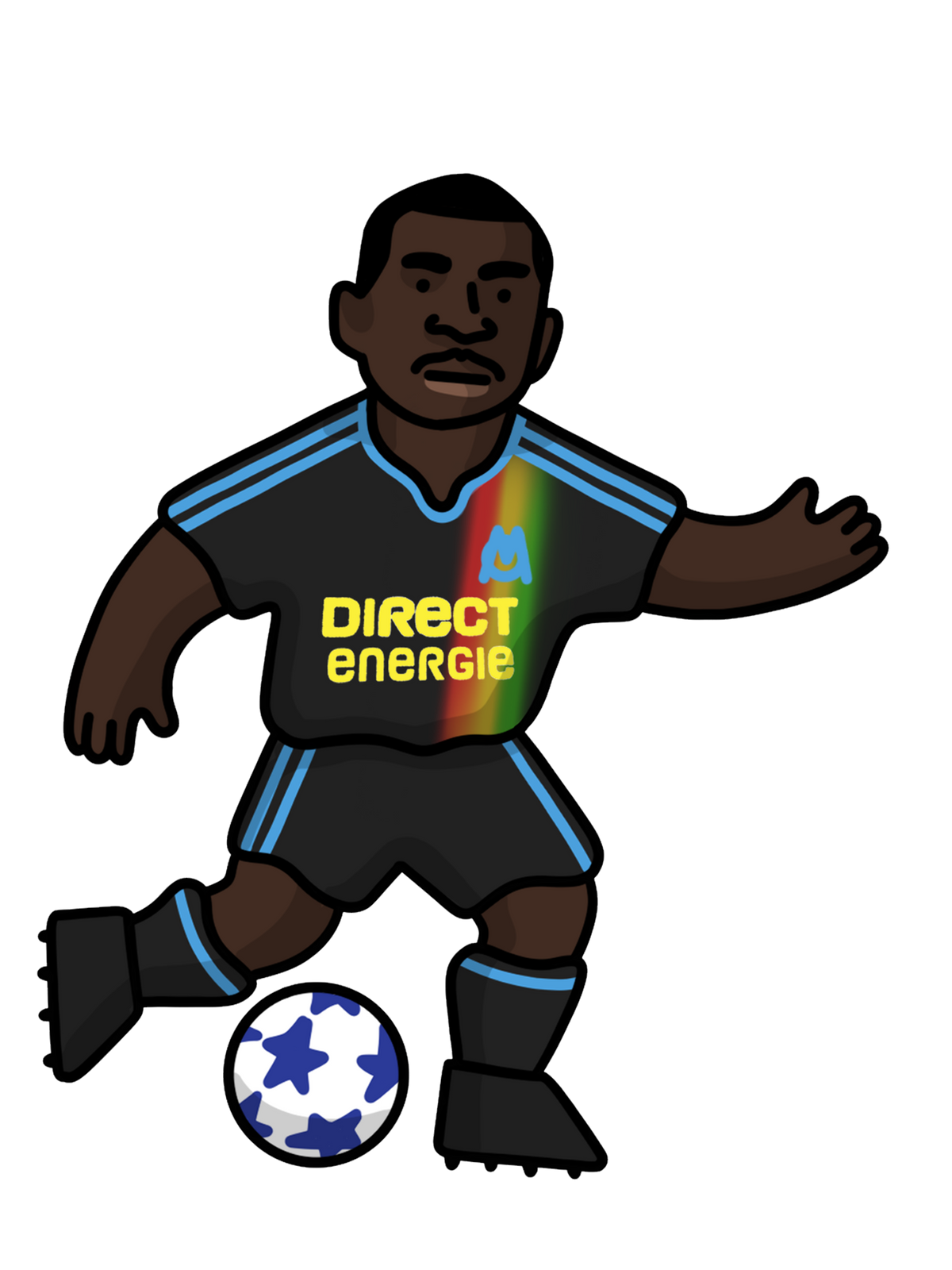 Pack 5 Chaussettes Marseille - Foot Dimanche x Clément Striano