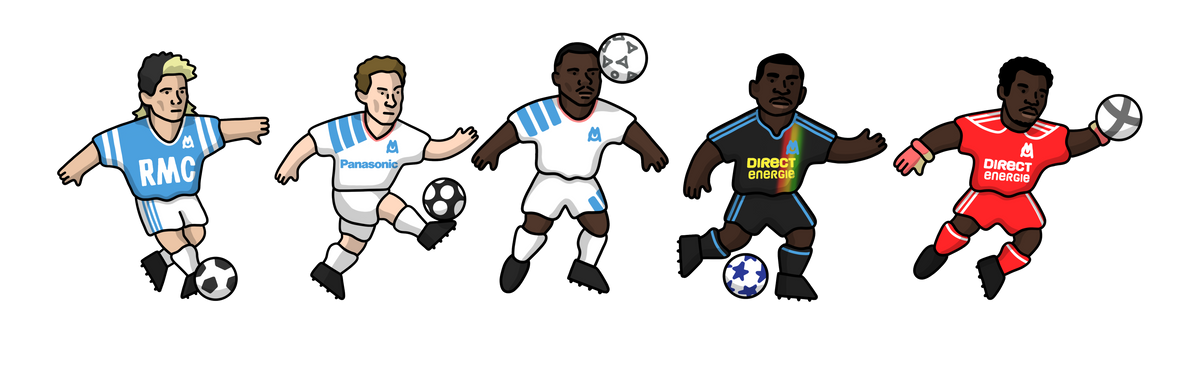 Tee Shirt Marseille - Foot Dimanche x Clément Striano