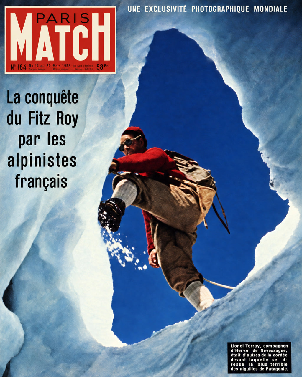 Tee Shirt La conquête du Fitz Roy - Paris Match x Foot Dimanche