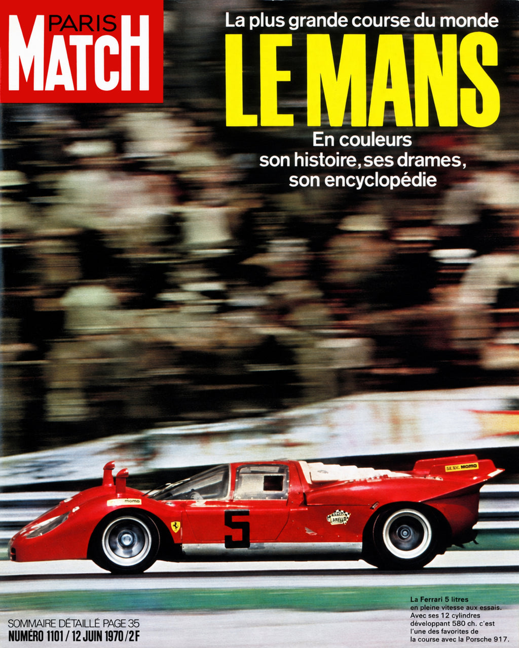 Tee Shirt Le Mans - Paris Match x Foot Dimanche