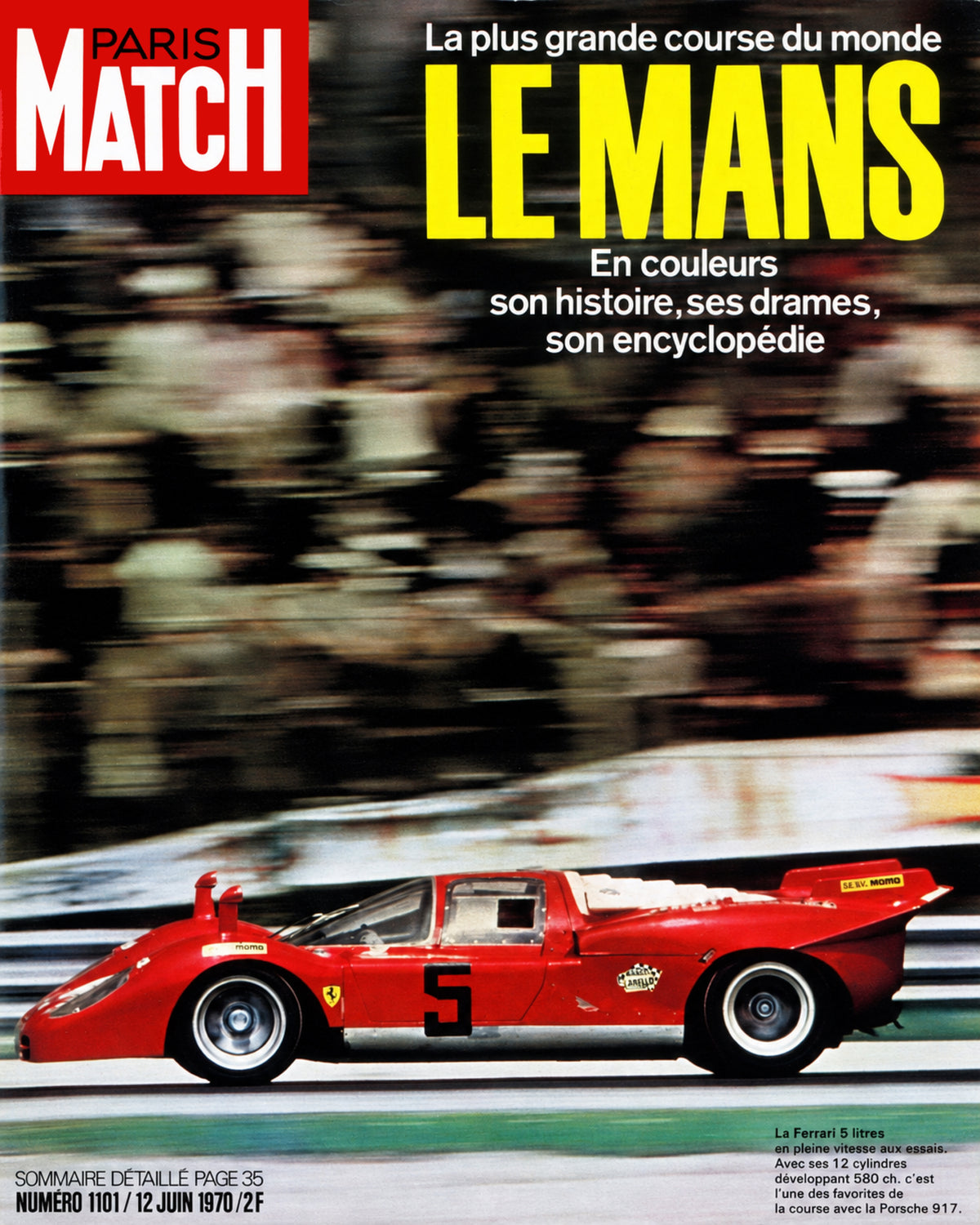 Tee Shirt Le Mans - Paris Match x Foot Dimanche