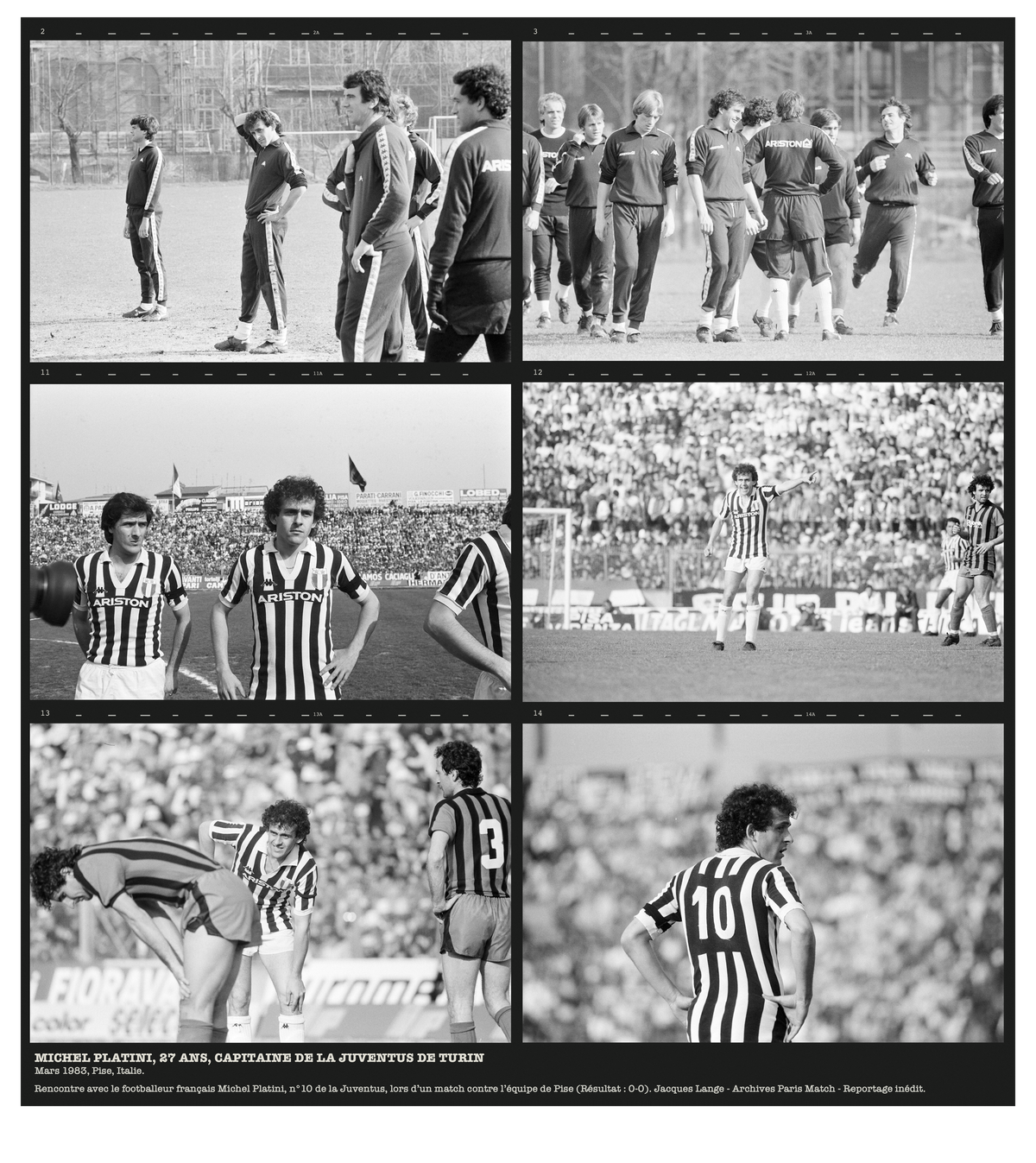 Sweat Capuche Platini Planche Photos - Paris Match x Foot Dimanche