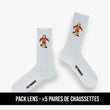 Pack 5 Chaussettes Lens - Foot Dimanche x Clément Striano