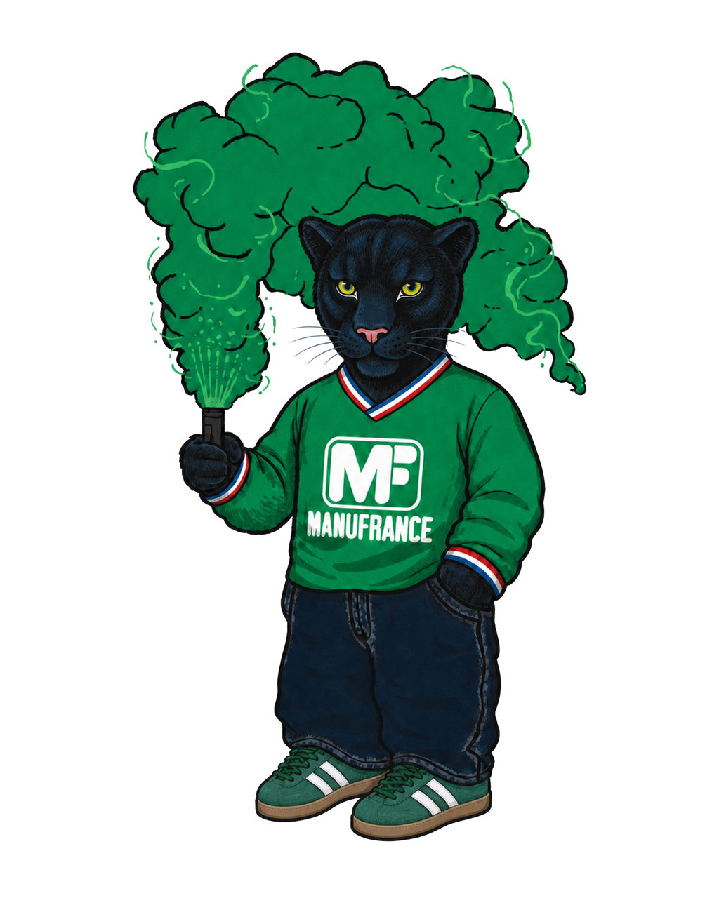 Tee Shirt Manufrance Panthère