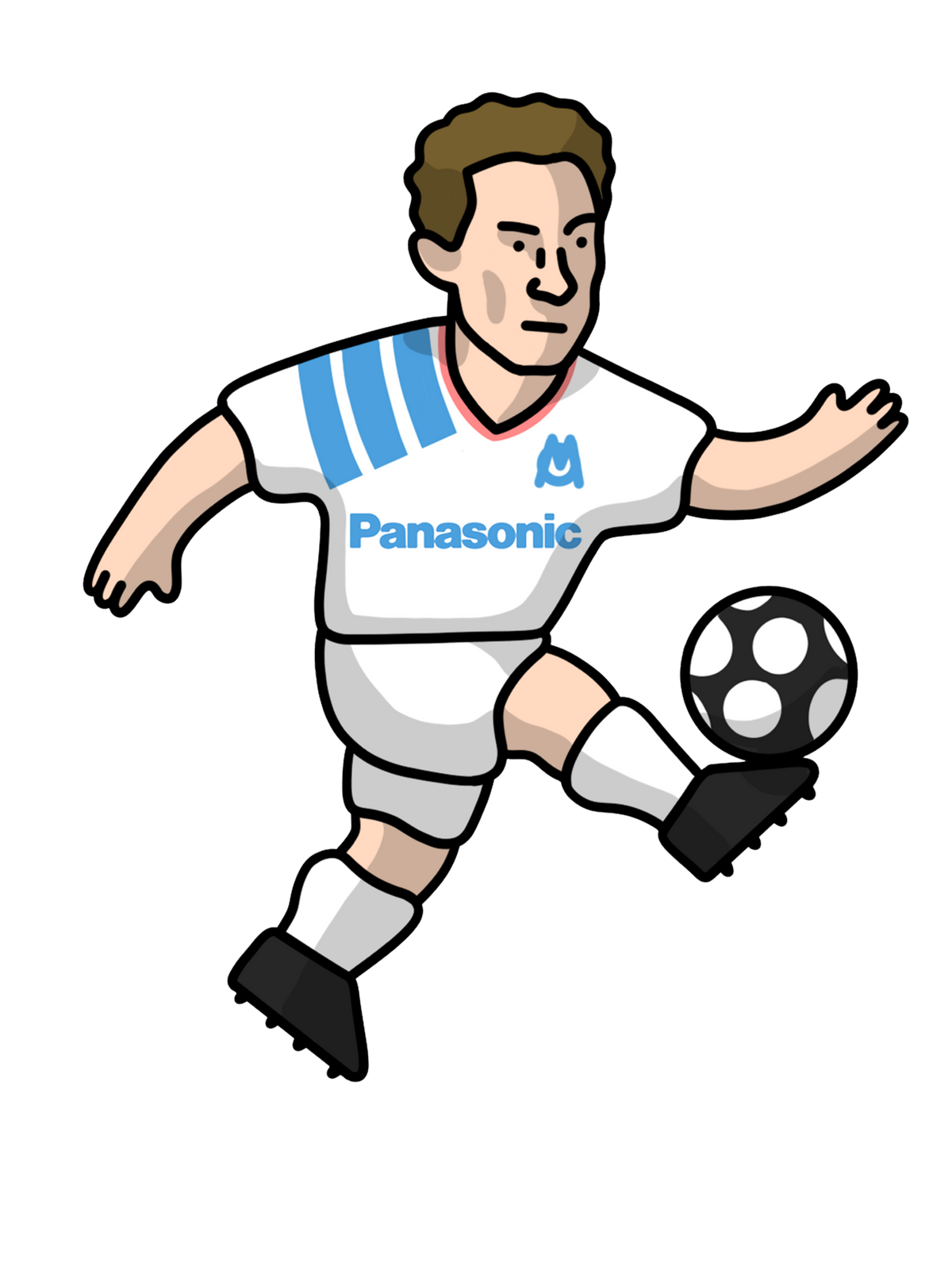 Pack 5 Chaussettes Marseille - Foot Dimanche x Clément Striano
