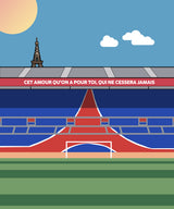 Tee Shirt Parc des Princes - Foot Dimanche