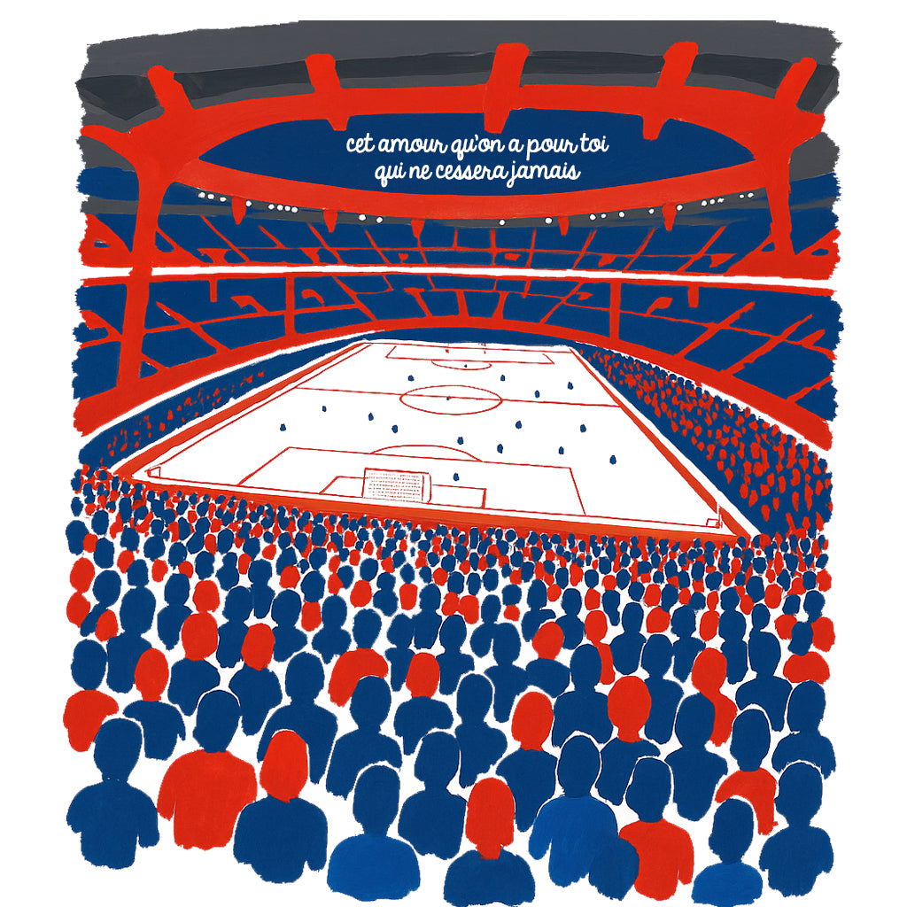 Tee Shirt Cet amour qu'on a pour toi Paris - Foot Dimanche