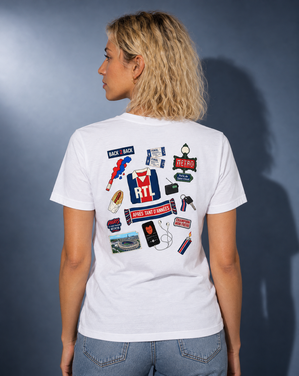 Tee Shirt Kit Supporter Paris