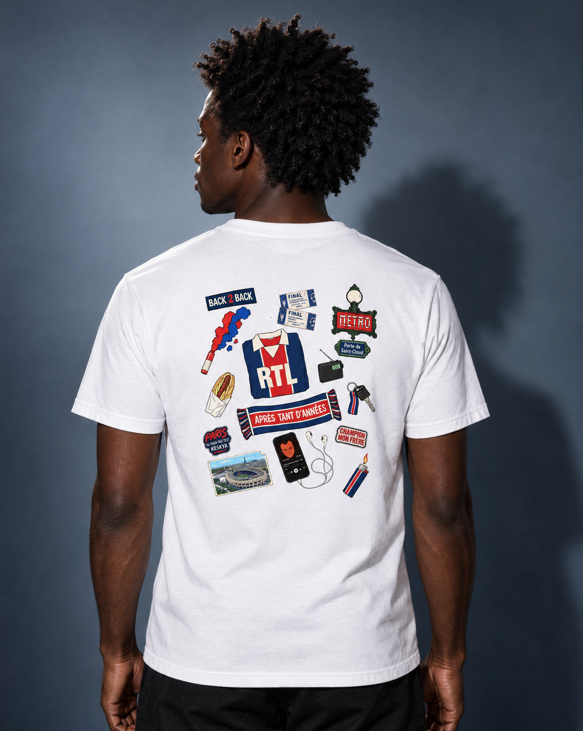 Tee Shirt Kit Supporter Paris