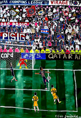 Sweat Capuche Parisien et Champion - Jenikäe x Foot Dimanche
