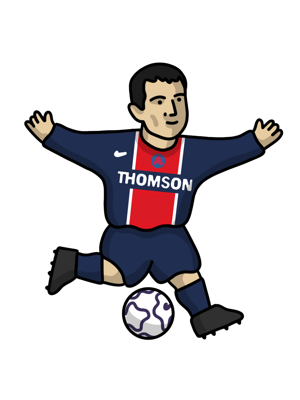 Pack 5 Chaussettes Paris - Foot Dimanche x Clément Striano