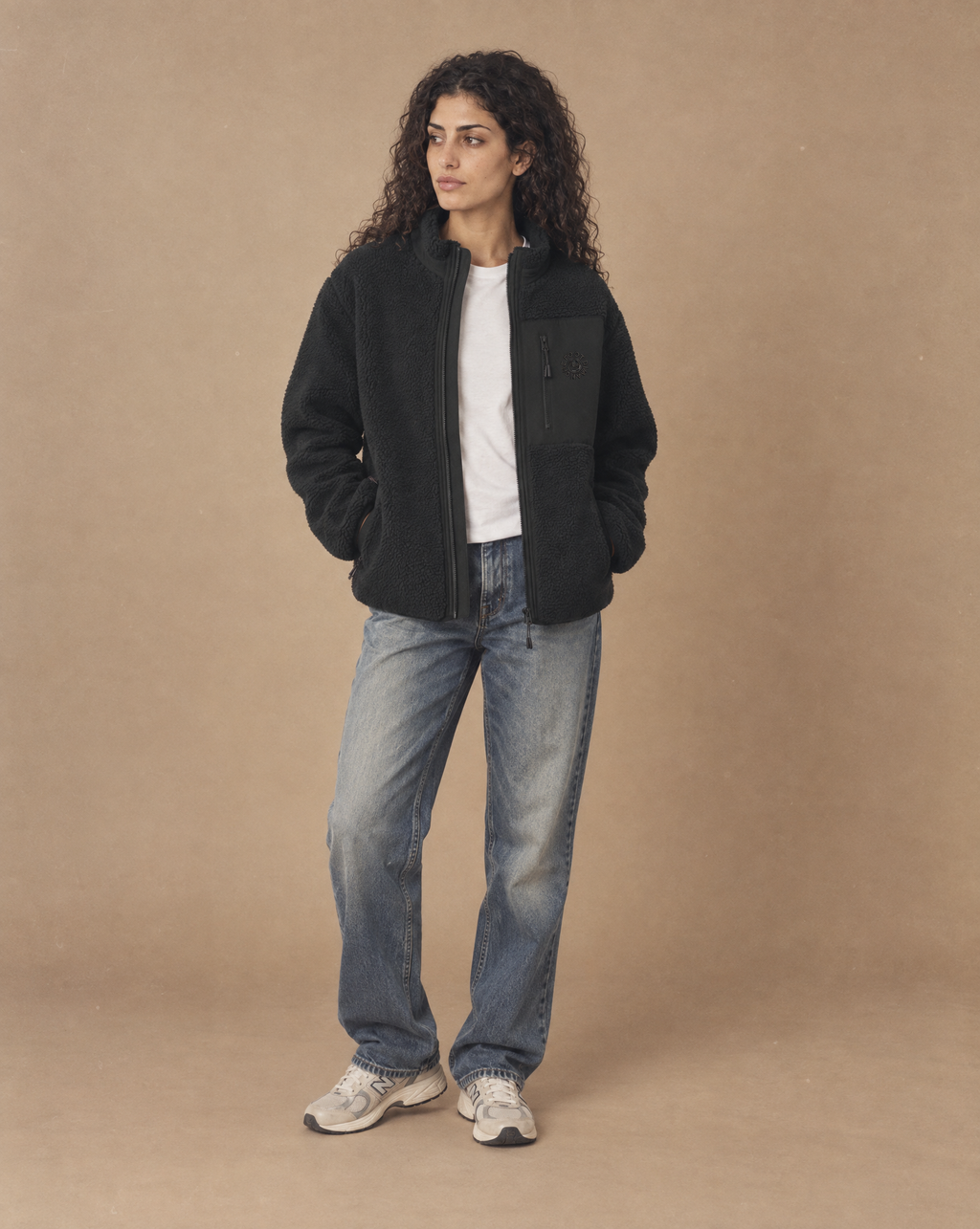 Veste Polaire Foot Dimanche brodée