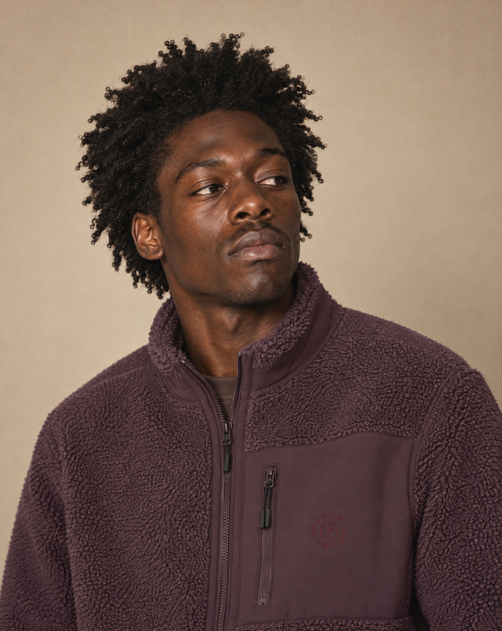 Veste Polaire Foot Dimanche brodée